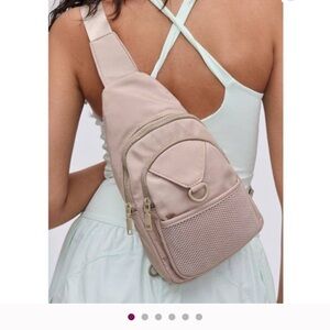 Urban Expression Elegant blush Sling Backpack for Women